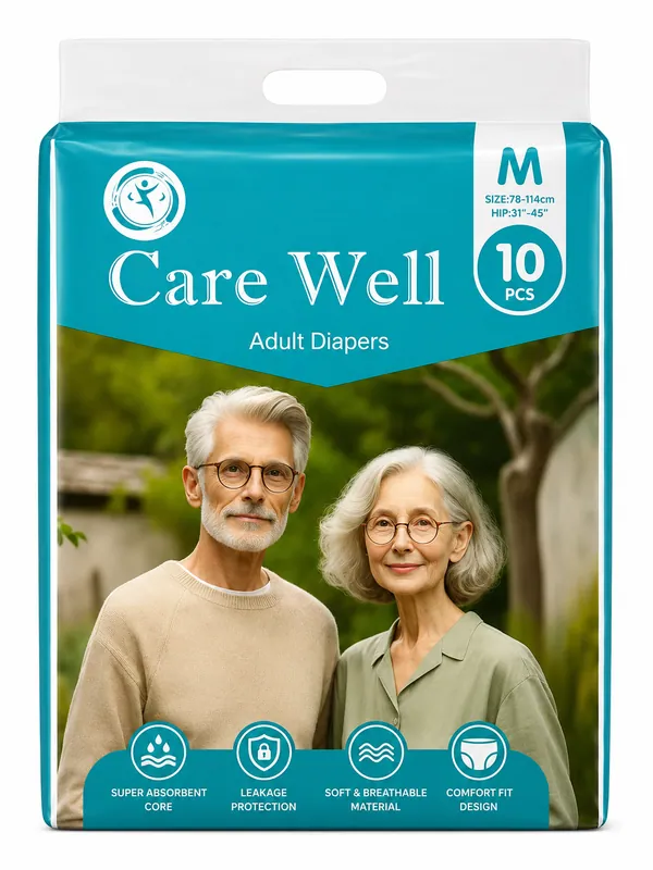 Care Well Adult diaper (M) 10 Pcs