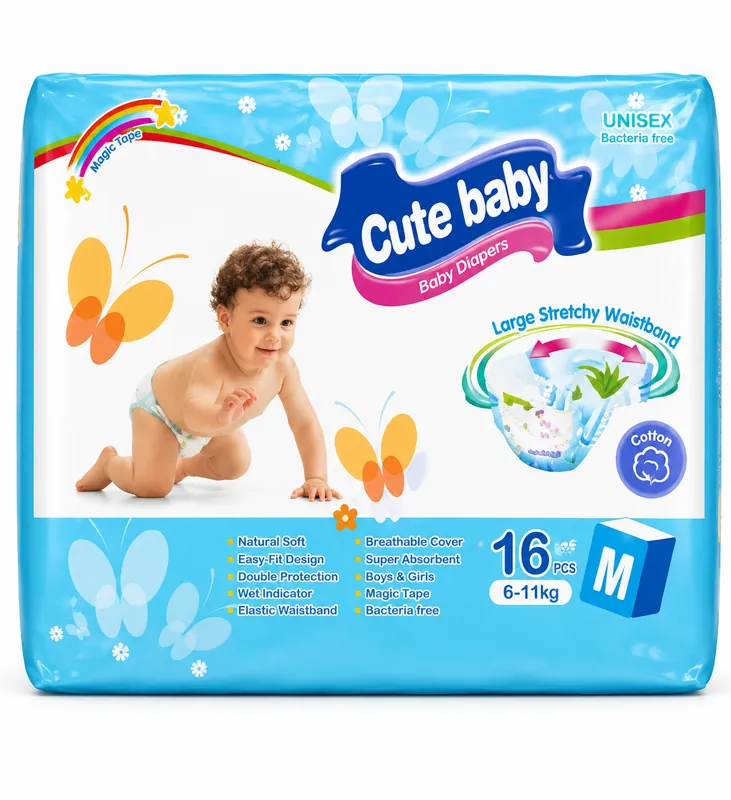 Cute Baby (M) 6–11kg 16pcs