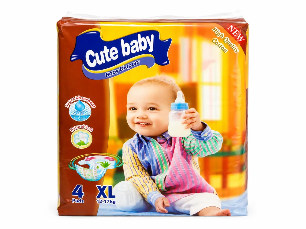 Cute Baby (XL) 12+kg 4pcs