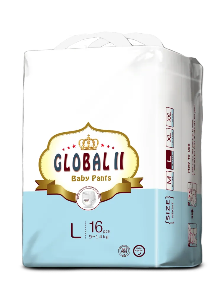 Global II Baby Pants - Large (16pcs)