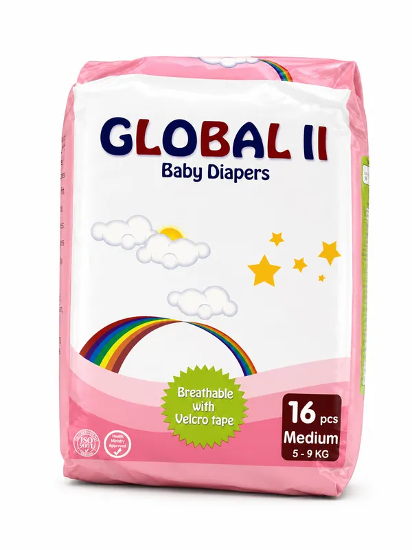 Global  (M) 6–11kg 16pcs