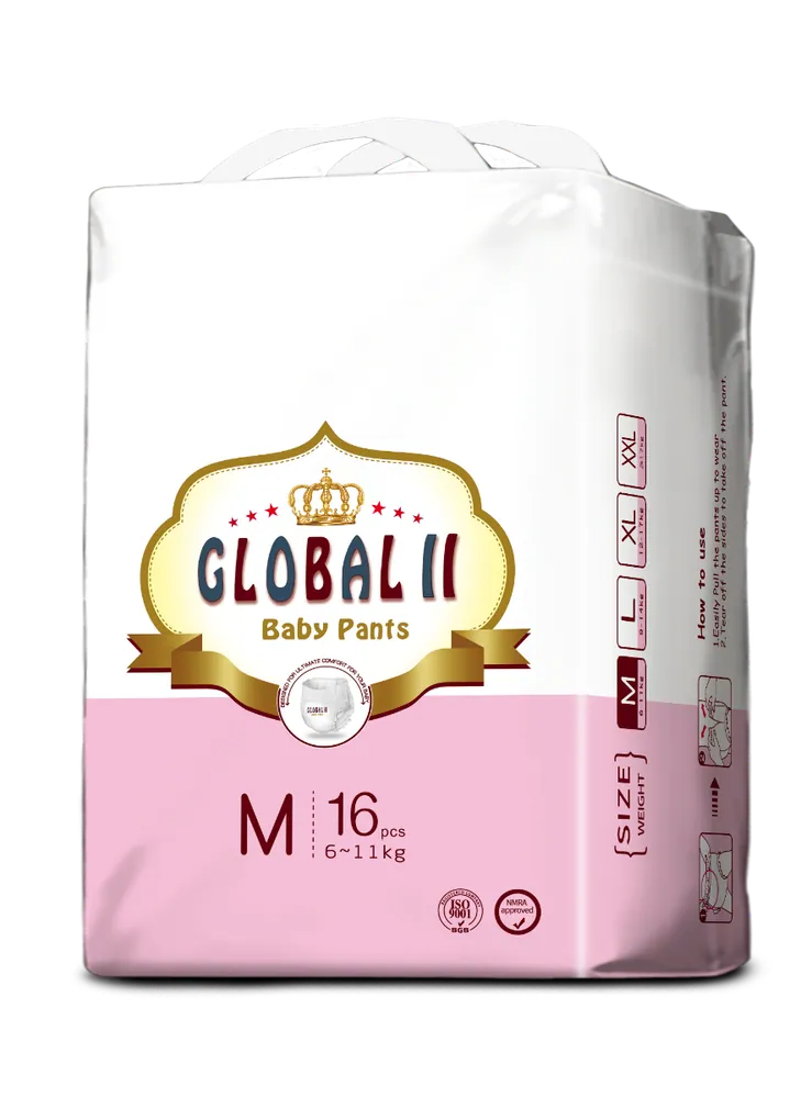 Global II Baby Pants - Medium (16pcs)