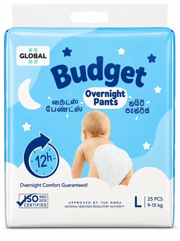 Global Budget Pant  (L) 9–14kg 25pcs