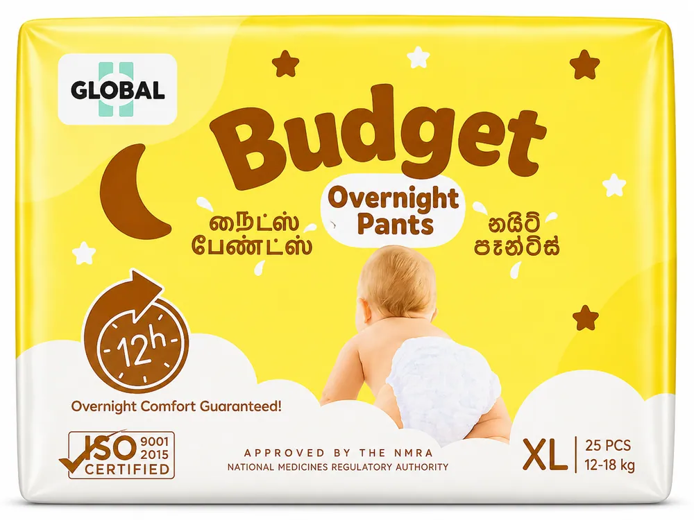 Global Budget Pant (XL) 12+kg 25pc