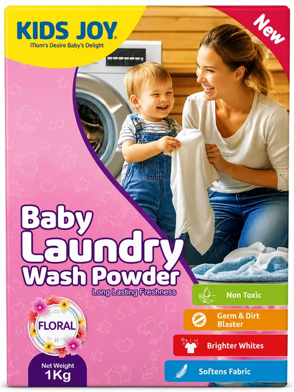 Kids Joy Baby Laundry Wash Powder - Floral 1kg