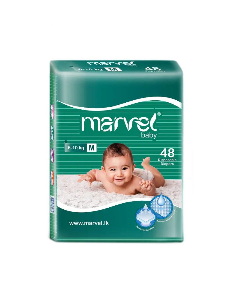 Marvel Baby Diapers - Medium (48pcs)