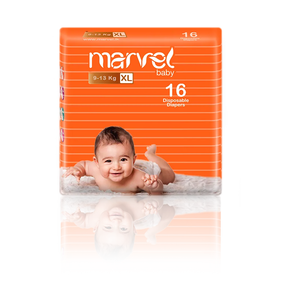 Marvel Baby Diapers - XL (16pcs)
