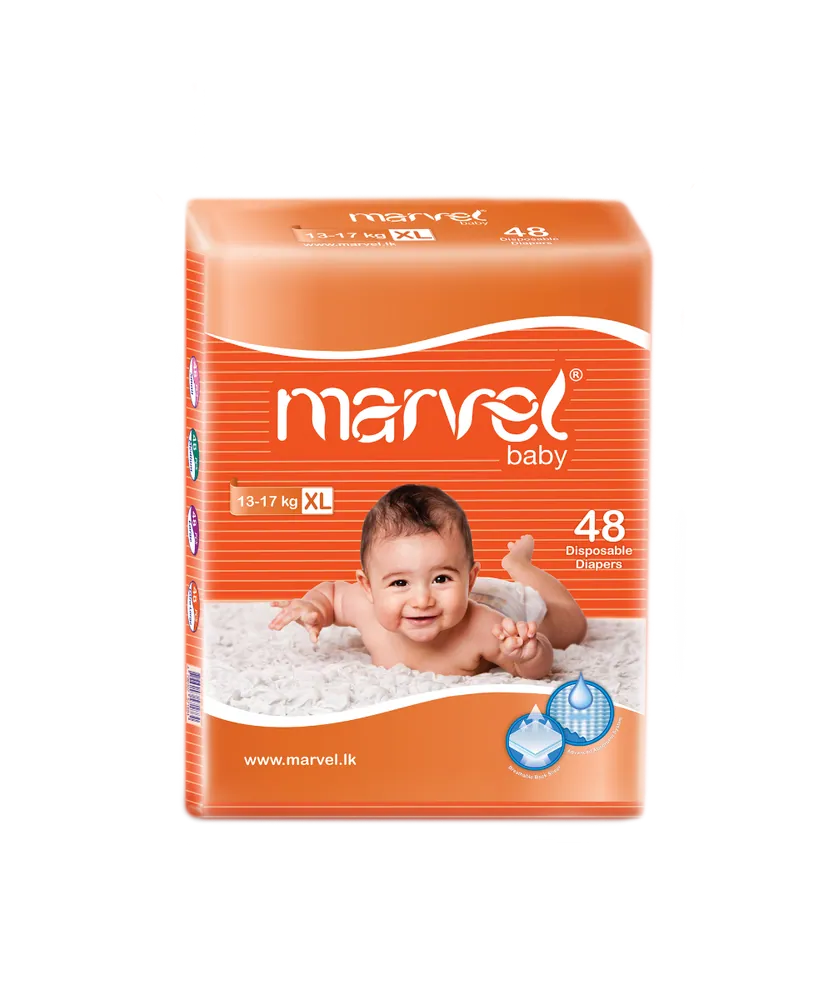 Marvel Baby Diapers - XL (48pcs)