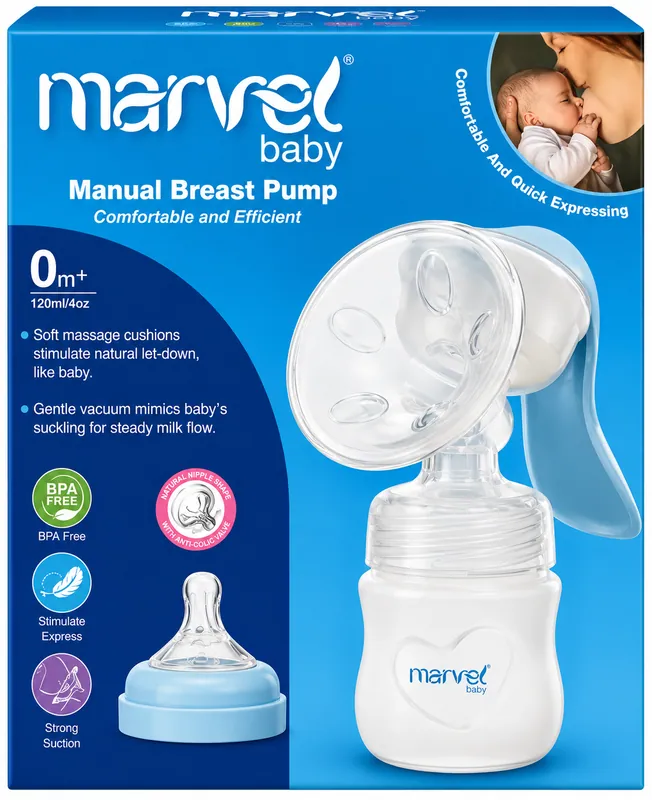 Marvel Baby Manual Breast Pump (120ml / 4oz)