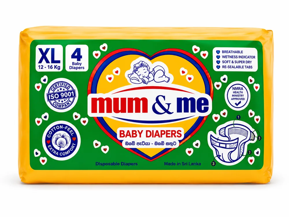 MUM & ME 4   (XL) 12+kg 16pcs