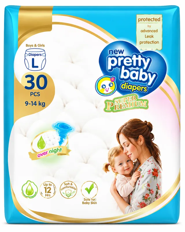 Pretty Baby (L) 9–14kg 30pcs