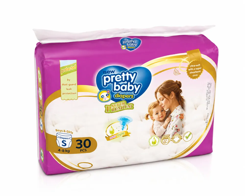 Pretty Baby (S) 4–8kg 30pcs