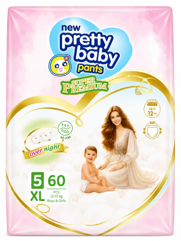 Pretty Baby (XL) 12–17kg 60pcs