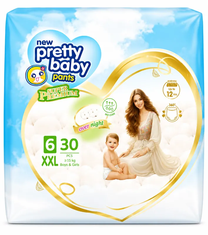 Pretty Baby (XXL) 12+kg 30pcs