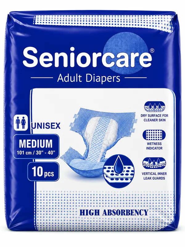 Senior Care Adult diaper (M) 10 Pcs