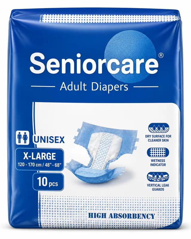 Senior Care Adult diaper (XL) 10 Pcs