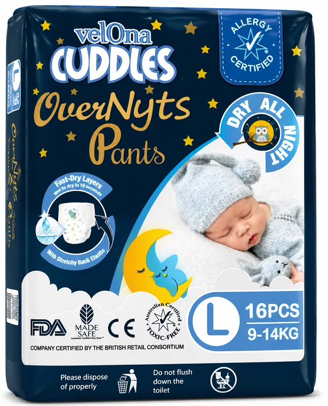 Vellona Cuddles Over Night Pants (L)  16Pcs